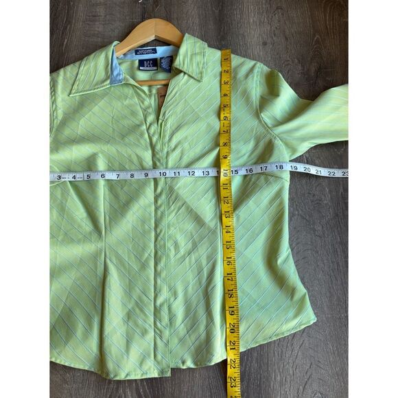 DCC y2k stripped stretch zip front top - Picture 7 of 7